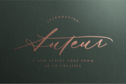 Auteur Script Font - A Calligraphy Font - Script Font - Up Up Creative