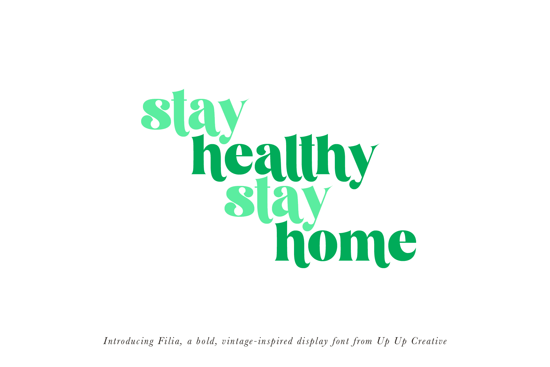 Filia Serif Display Font - Serif Font - Up Up Creative