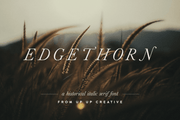Edgethorn Serif Font - Serif Font - Up Up Creative