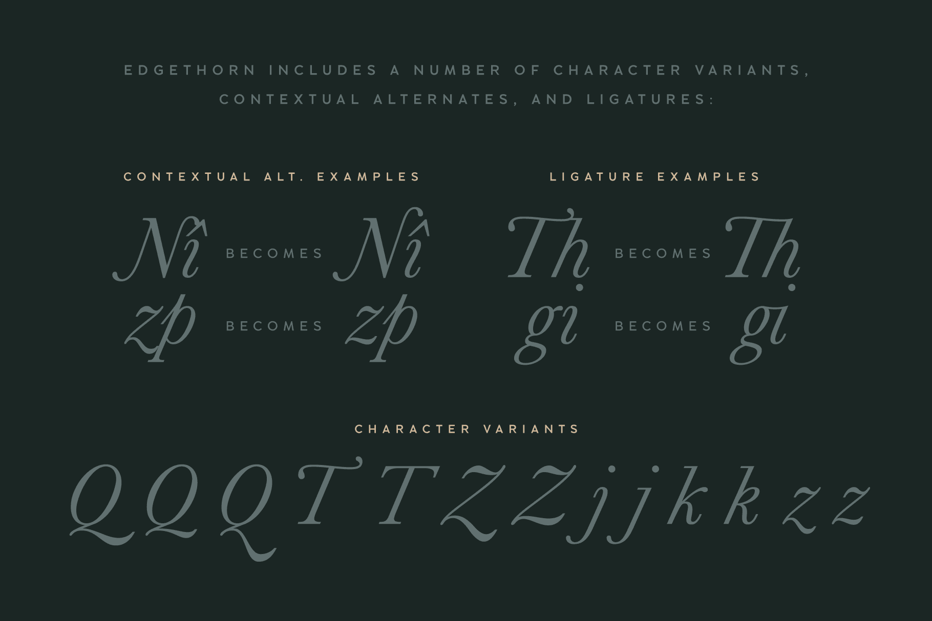 Edgethorn Serif Font - Serif Font - Up Up Creative