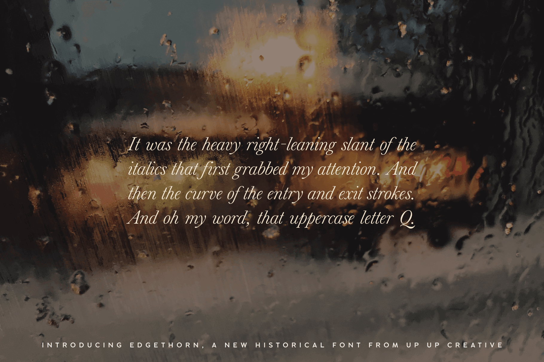 Edgethorn Serif Font - Serif Font - Up Up Creative