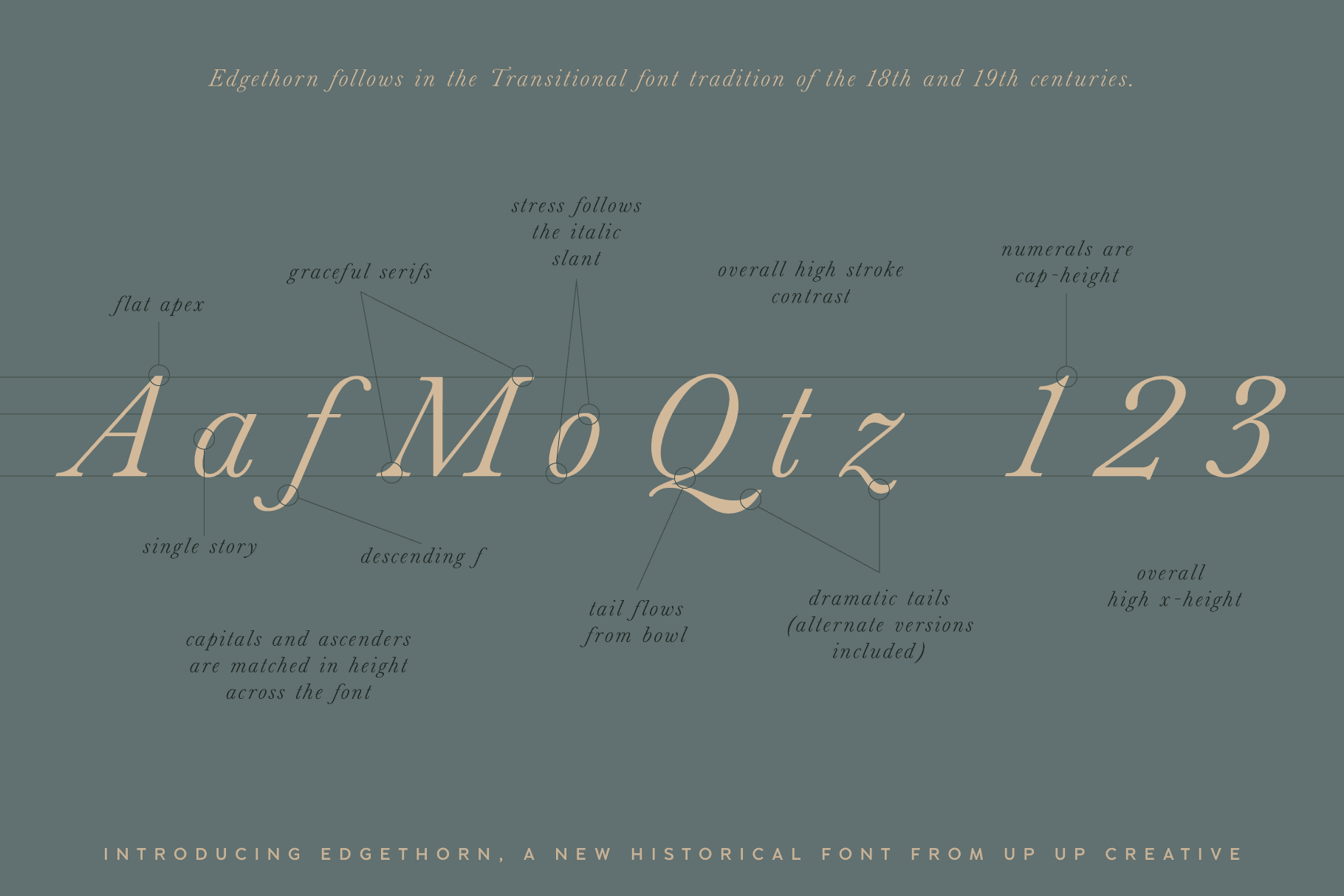 Edgethorn Serif Font - Serif Font - Up Up Creative