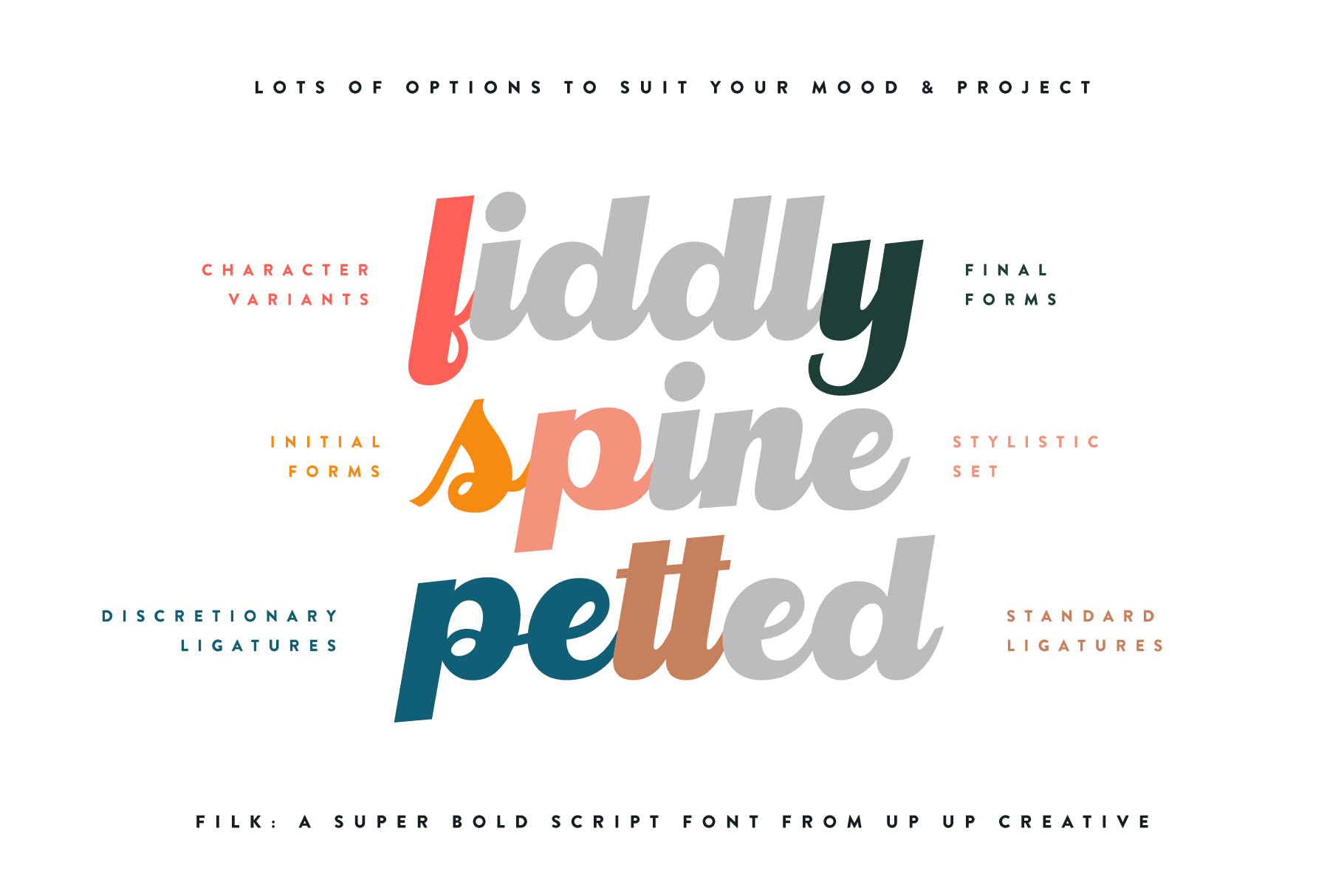Filk Script Font - Script Font - Up Up Creative
