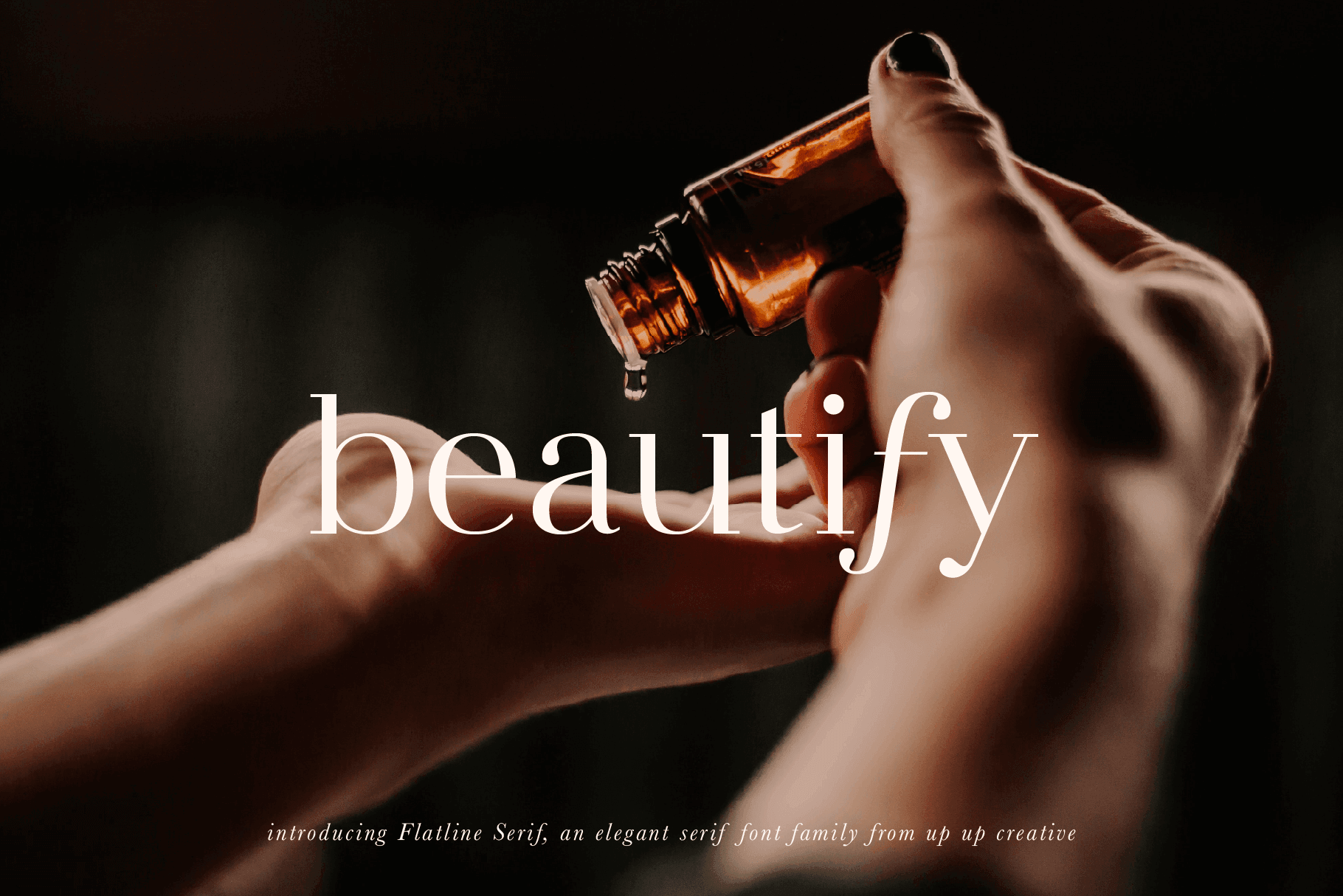 Flatline Serif Font Family - Serif Font - Up Up Creative