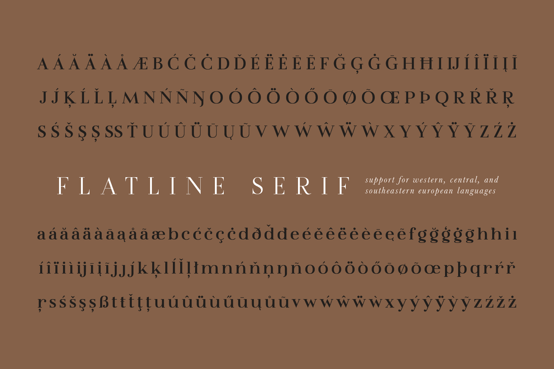 Flatline Serif Font Family - Serif Font - Up Up Creative