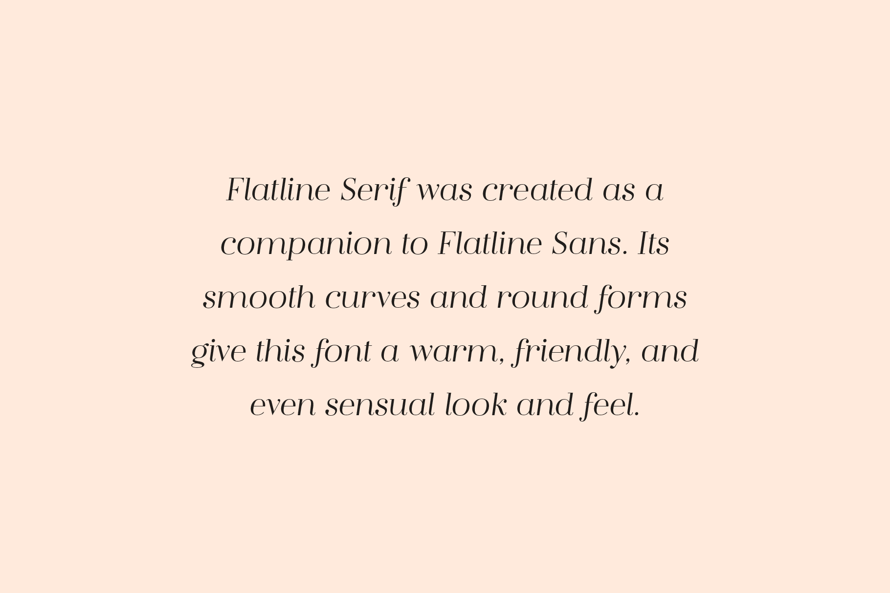 Flatline Serif Font Family - Serif Font - Up Up Creative
