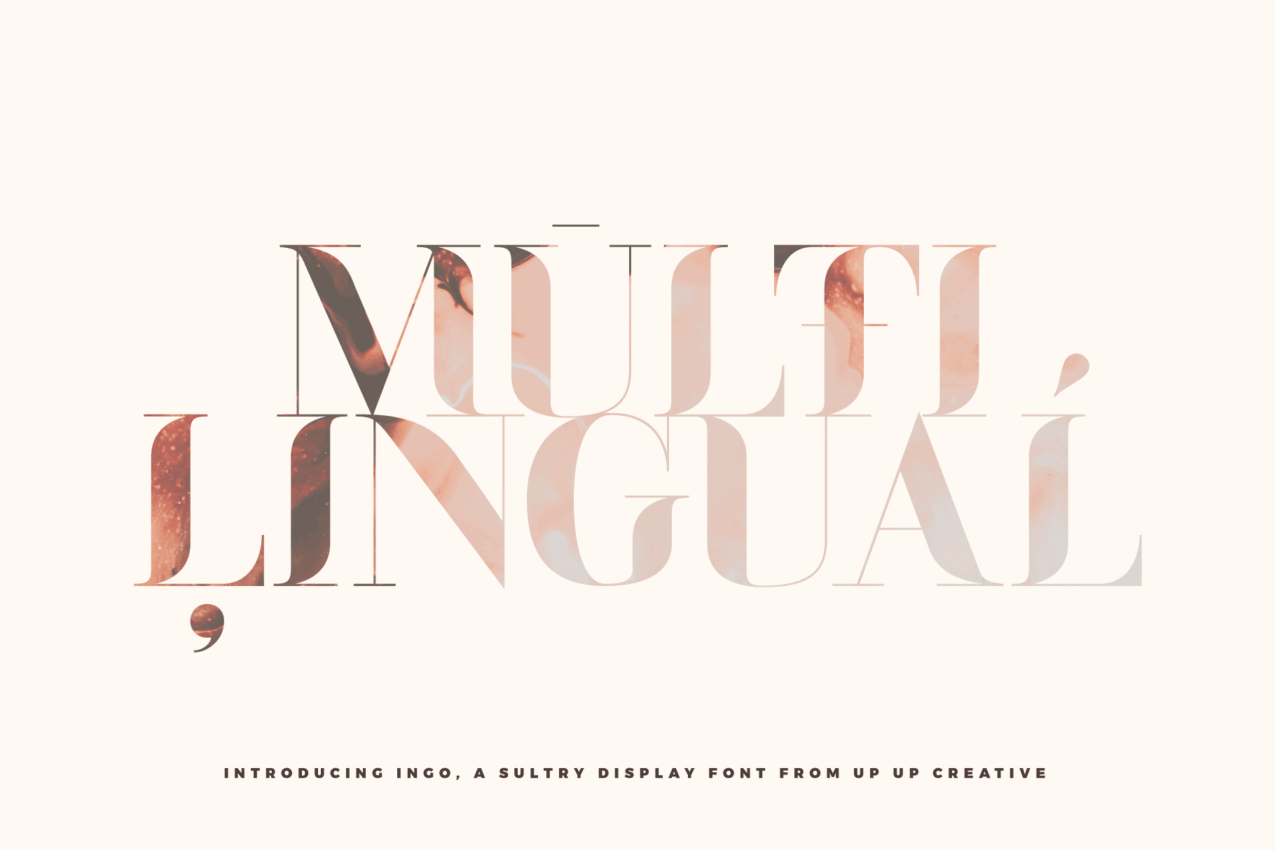 Ingo Display Font - Serif Font - Up Up Creative