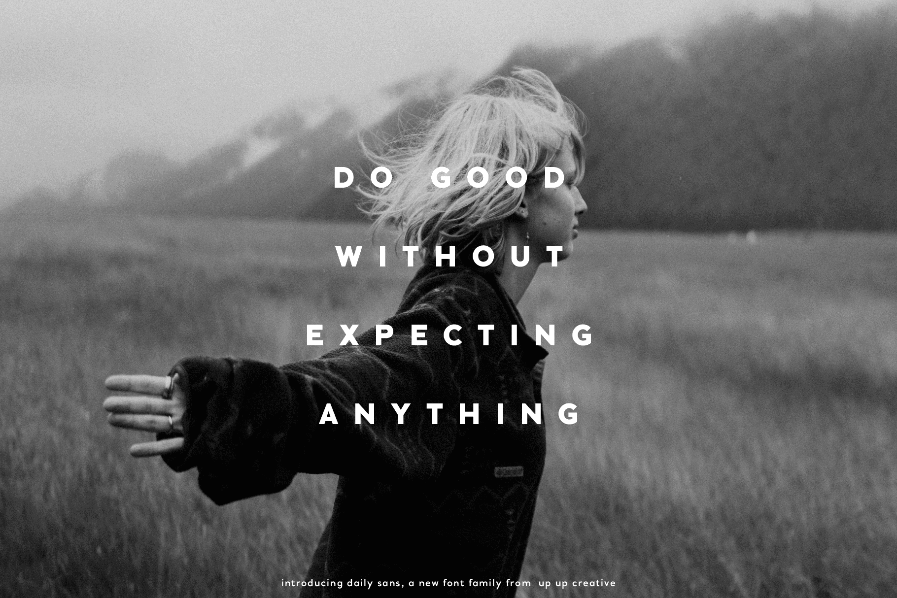 Daily Sans Complete Sans Serif Font Family - Sans Serif Font - Up Up Creative